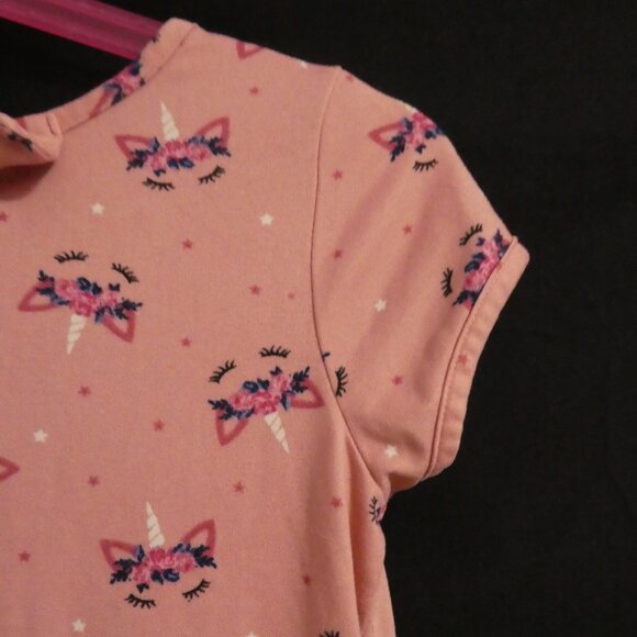 JENNA & JESSIE | 4T | Pink Short Sleeve Dress | Bow Neckline Back Design - Picture 12 of 16